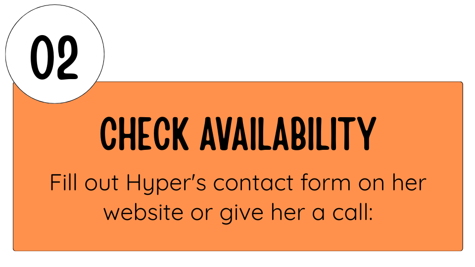 Icon for step 2 of the booking process: Check availability for your event date.