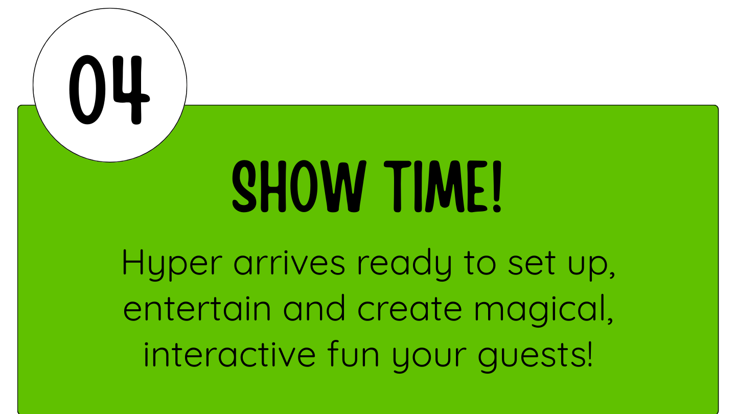 Darwin children's entertainment event day with Hyper the Clown ready to perform