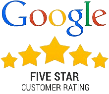 Google reviews badge showing 100+ five-star ratings for Hyper the Clown in Darwin